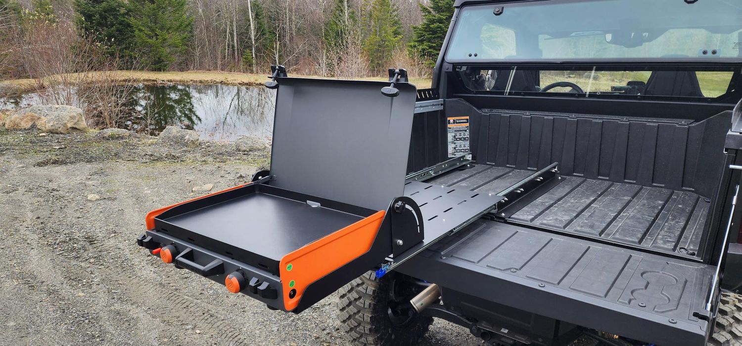 802 OFF ROAD Polaris Xpedition Blackstone Camping Griddle Bedslide Mount
