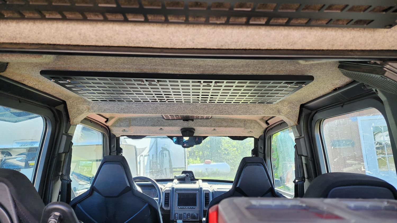 802 OFF ROAD Polaris Xpedition Rear Seat Roof Mount Molle Panel
