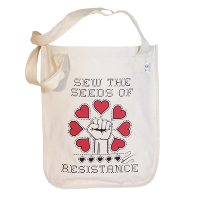 Sew The Seeds Of Resistance - Organic Market Tote