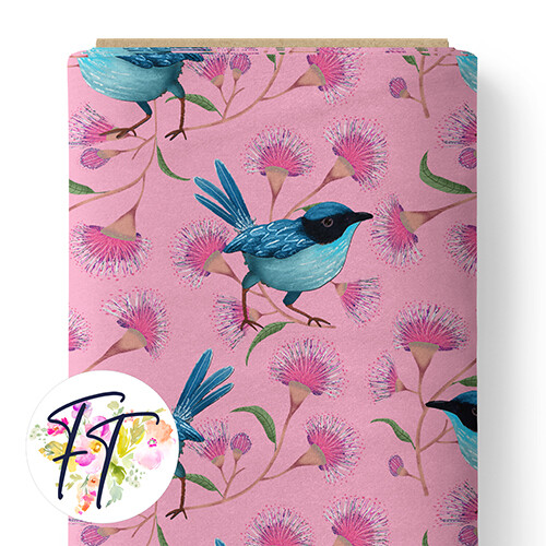 150 - Blue Wren Pink