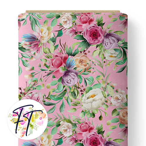 150 - Unicorn Queen Floral Pink