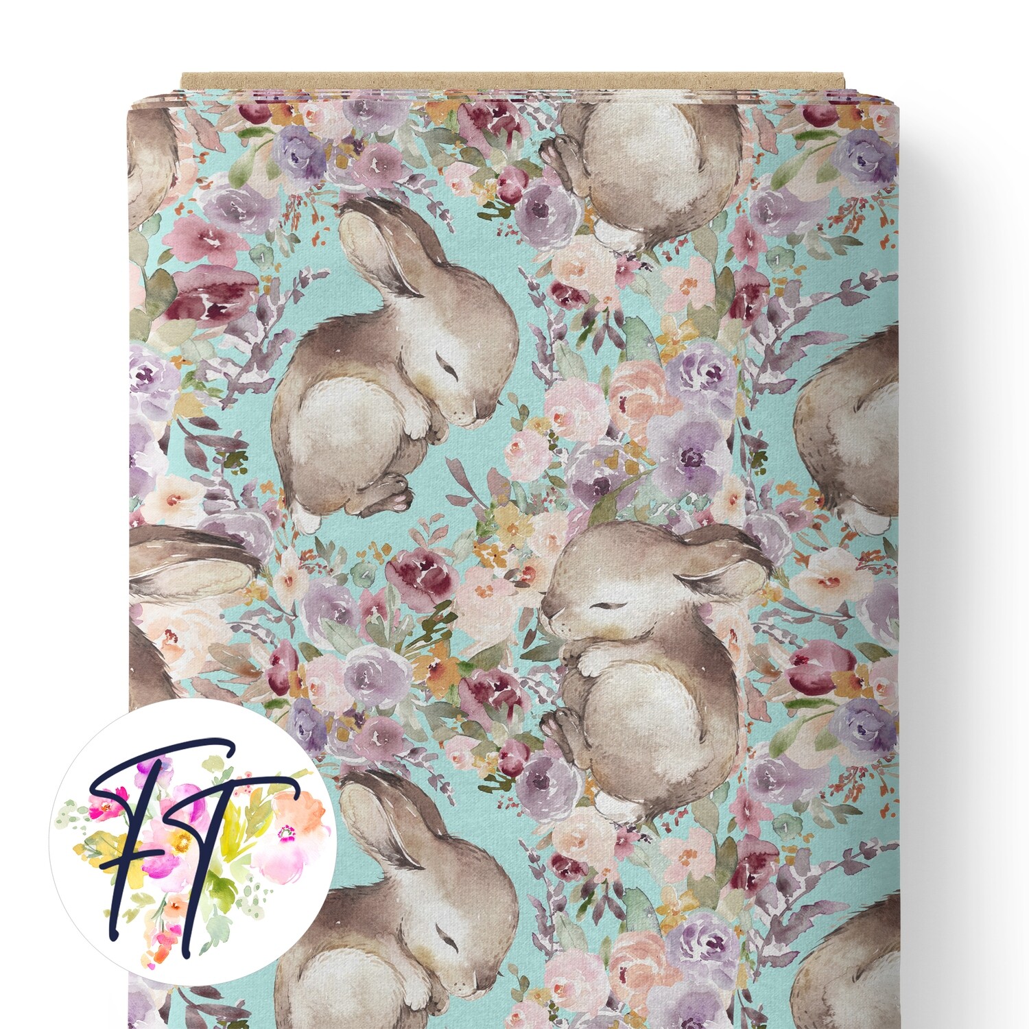 150 - Sleeping Bunny Blue