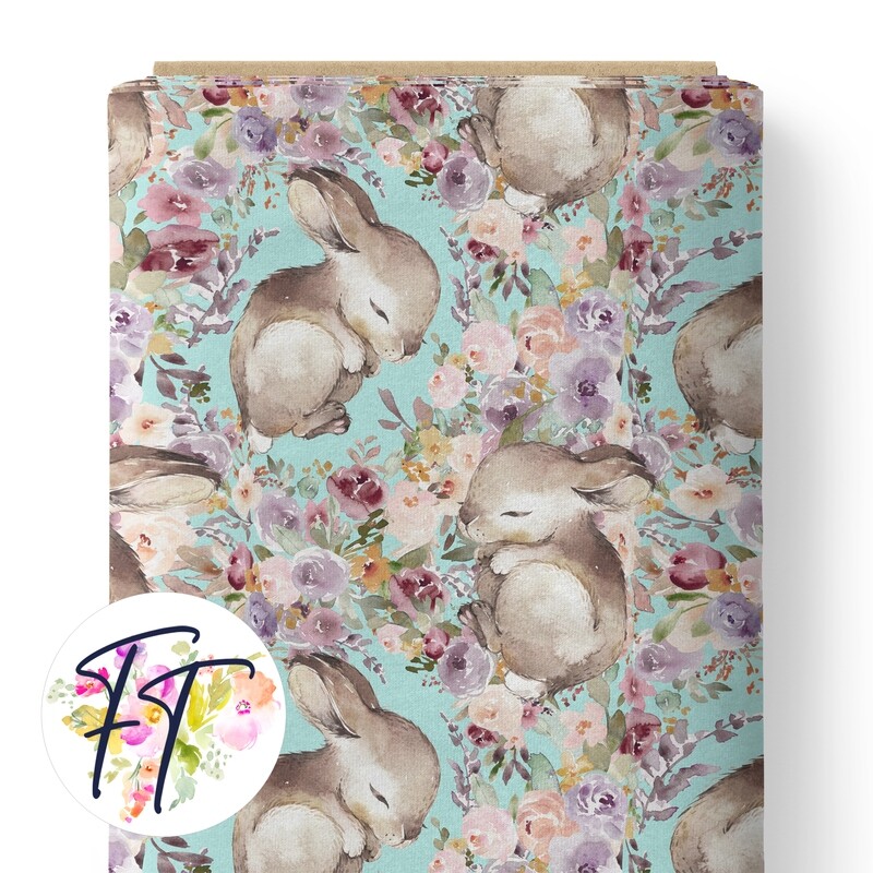 150 - Sleeping Bunny Blue