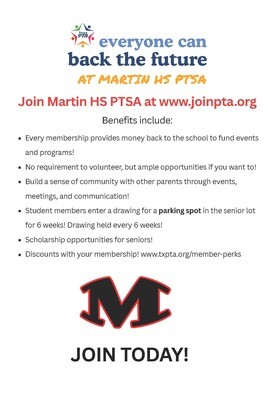 Martin PTSA Membership