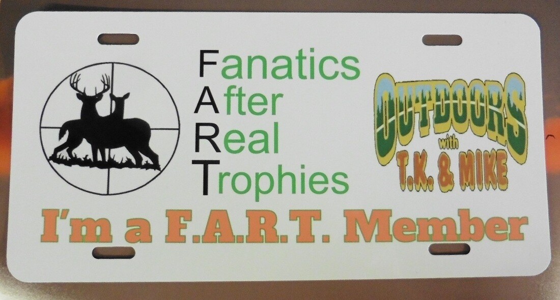 "F.A.R.T. Member" Metal License Plate