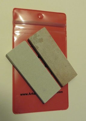 Soft Arkansas and Hard Arkansas Pocket Stone Set