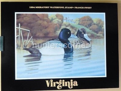 1994 Migratory Waterfowl Virginia Duck Stamp Poster