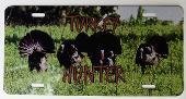 &quot;Turkey Hunter&quot; Full Color Turkey Hunting license plate