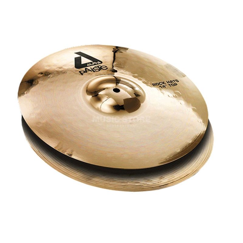 Paiste Alpha Rock HiHat 14 Paiste Alpha Rock HiHat 14", Brilliant