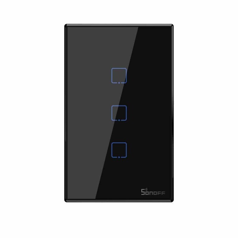Interruptor Inteligente SONOFF TOUCH WiFi+RF Smart Switch de pared 3 apagadores