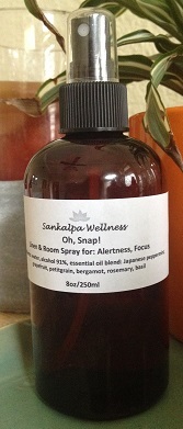 Oh, Snap! - Aromatherapy Blend for: Alertness, Focus- Linen &amp; Room Spray 8oz/250ml