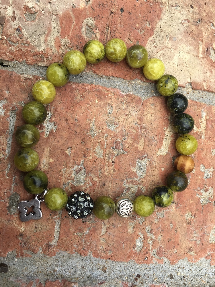 Spring Fling Bracelet! Yellow Moldau Quartz