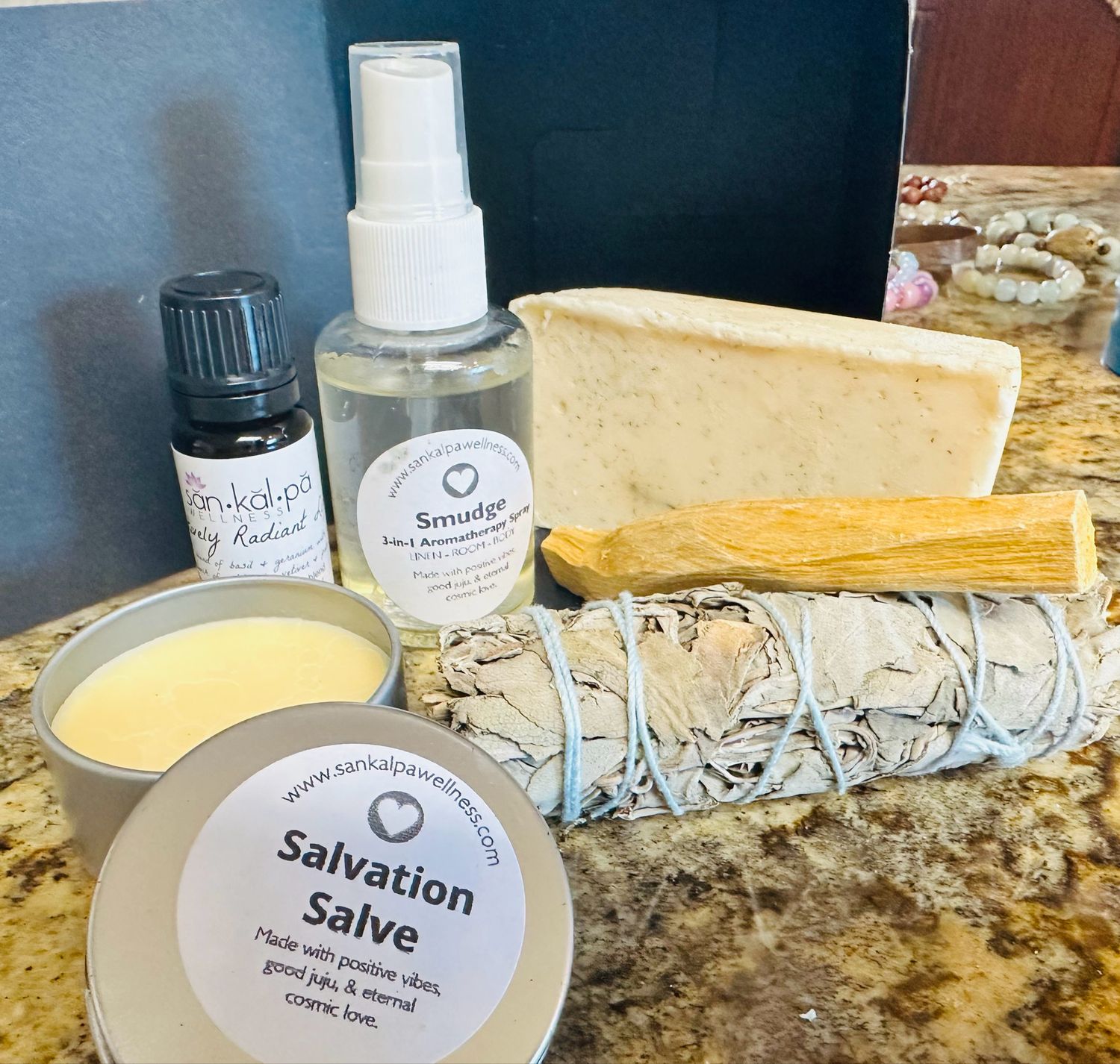 Saucha Home, Bath & Body Cleansing & Purification 6- piece Kit WINTER KIT