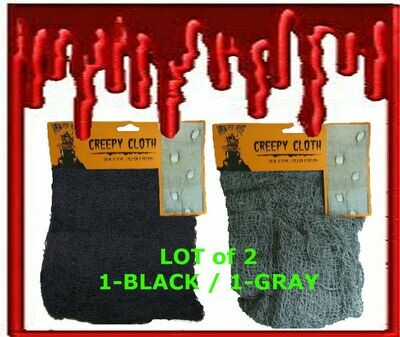 Gothic Prop-CREEPY CLOTH-Table Door Cover Party Decoration-SET/2