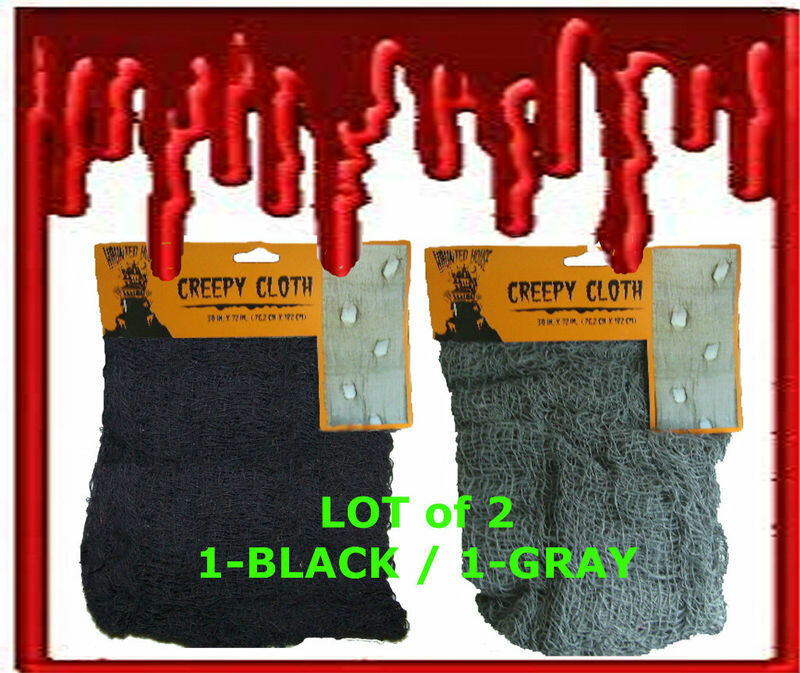 Gothic Prop-CREEPY CLOTH-Table Door Cover Party Decoration-SET/2