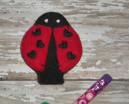 Ladybug Pencil Topper