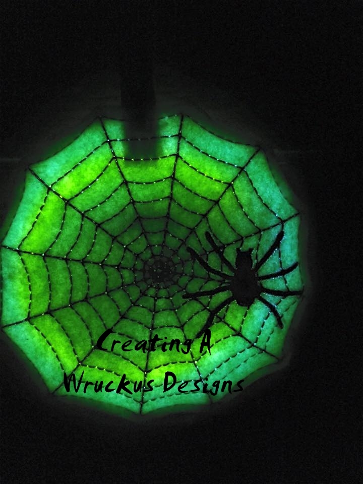 Spider Web Glow Ornament