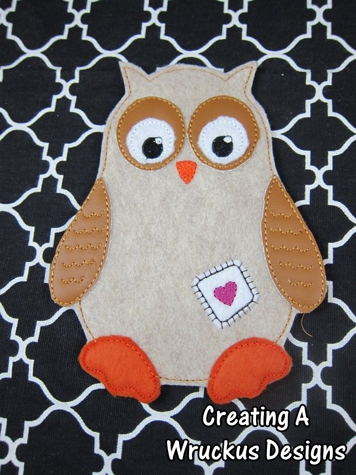 O is for Owl Super Sized Feltie