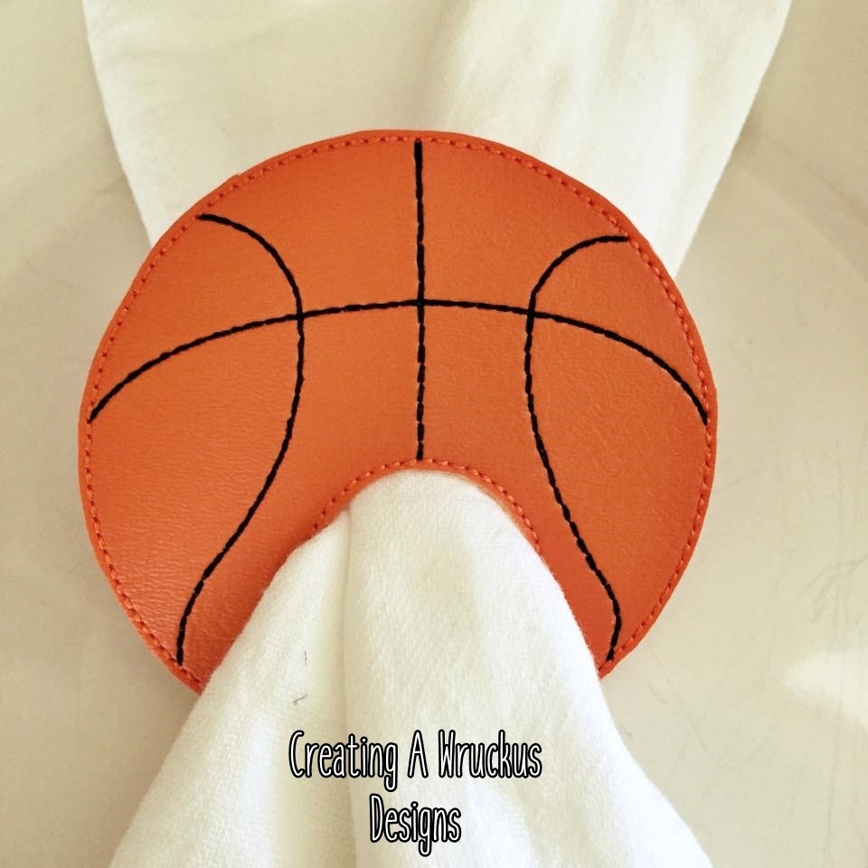 Basketball Napkin Ring