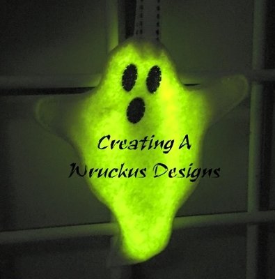 Spooky Ghost Glow Ornament