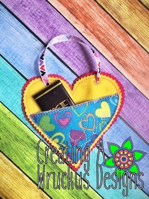Love Heart Pouch & Sign