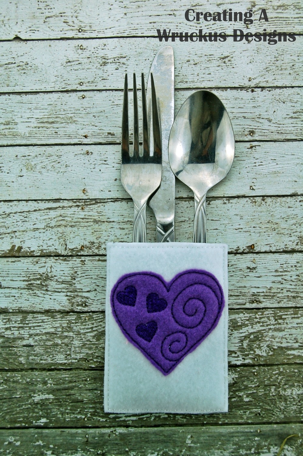 Heart Silverware Pocket One