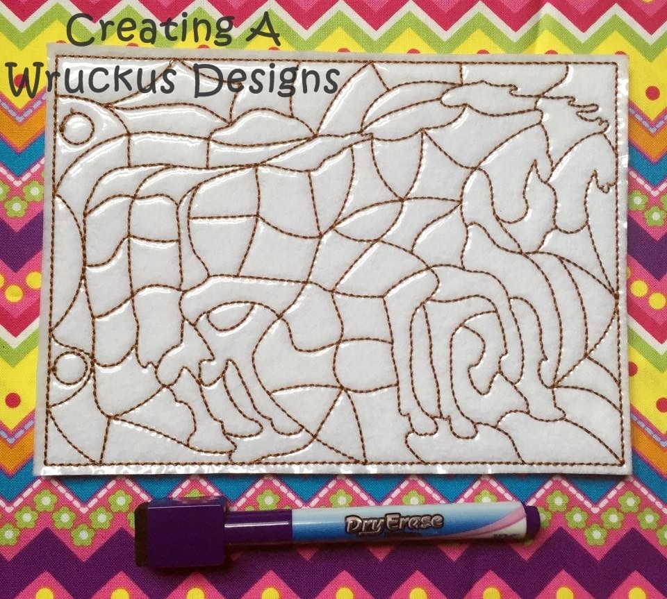 Horse Coloring Puzzle