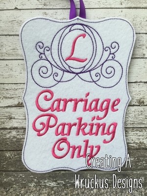 Carriage Parking Sign