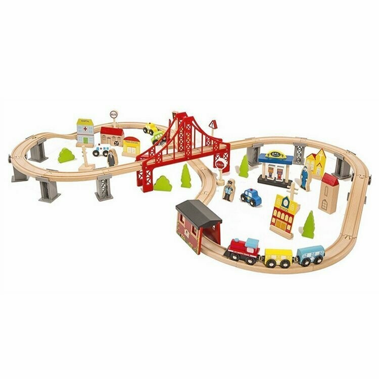 Circuit de train 70 pièces, retrait magasin 1h, livraison sous 24/48h