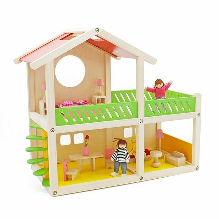 Petite maison de poupée Filou 47 x 25 x 44cm, retrait magasin 1h, livraison sous 24/48h