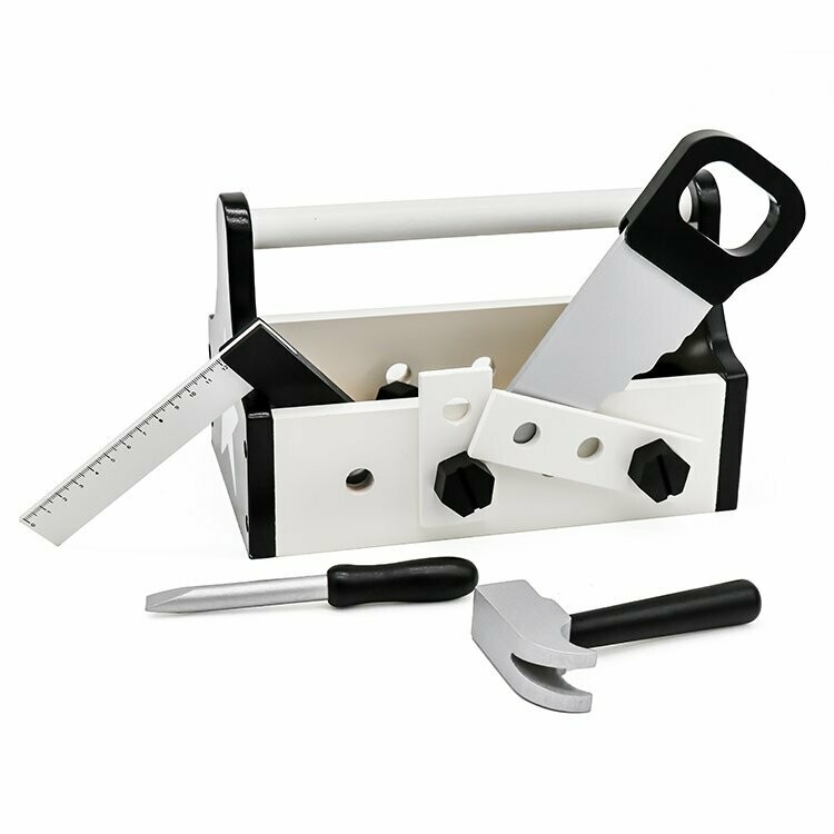 Boîte à outils bicolore WOODoudou, retrait magasin 1h, livraison sous 5 jours
