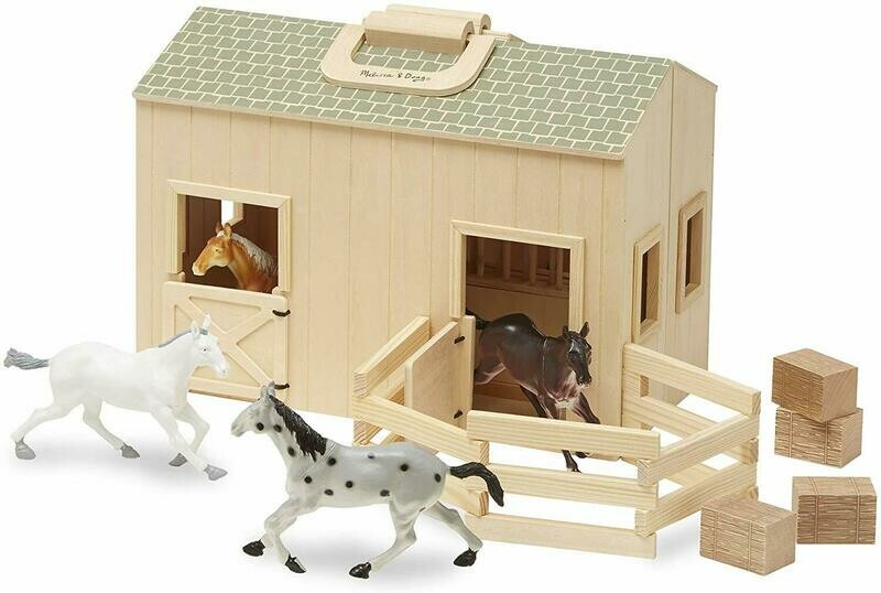 Melissa & Doug - Ecurie/Etable pliante et portative, retrait magasin 1h, livraison sous 5 jours