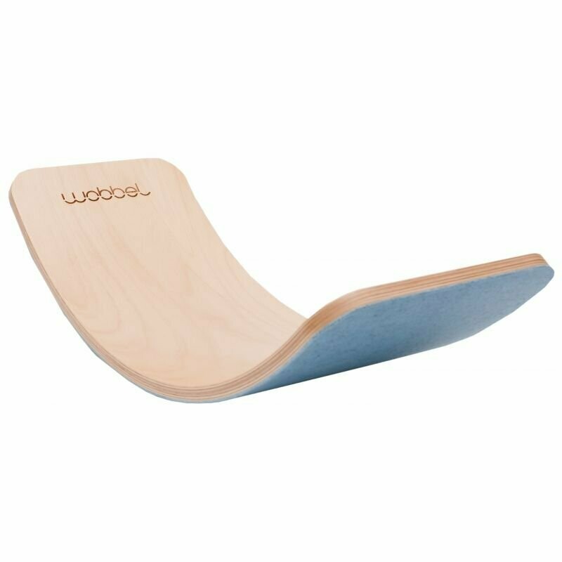 Planche d'équilibre Wobbel Pro - feutre recyclé bleu ciel, retrait magasin 1h, livraison sous 24/48h