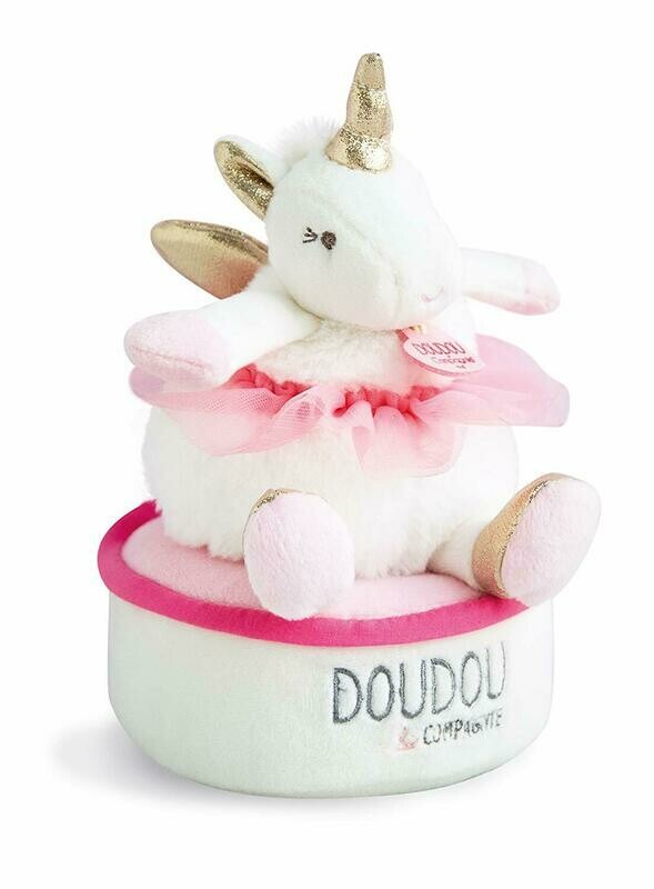 Doudou et Compagnie Boîte à Musique Lucie La Licorne, retrait magasin 1h, livraison sous 3 jours