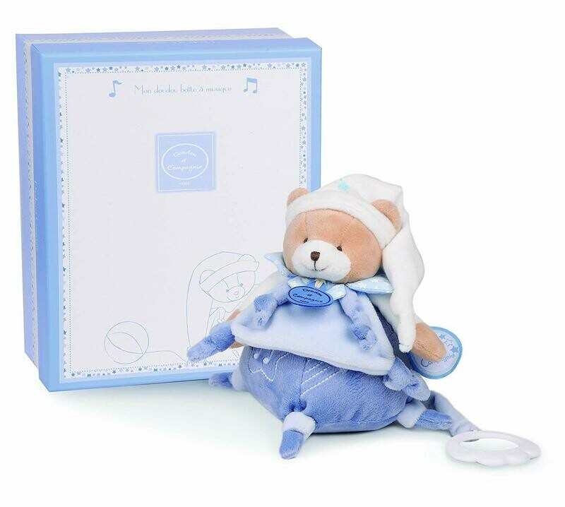 Doudou et Compagnie Petit Chou Boîte à Musique Bleu, retrait magasin 1h, livraison sous 3 jours Doudou et Compagnie Petit Chou Boîte à Musique Bleu, retrait magasin 1h, livraison sous 3 jours