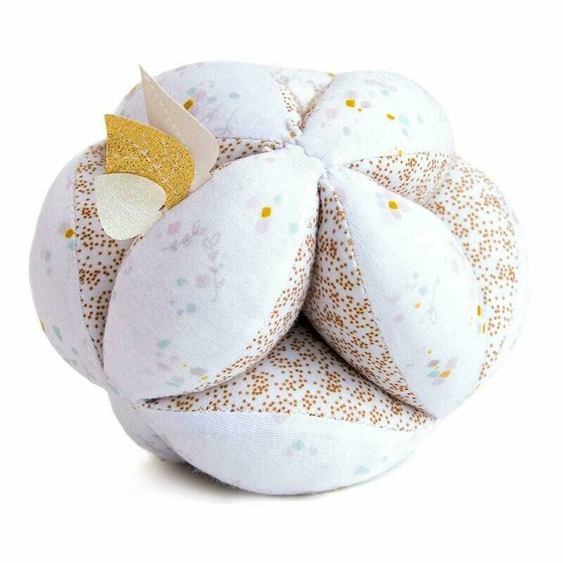 Lapin de sucre - Balles sensorielles avec hochet blanc, retrait magasin 1h, livraison sous 3 jours
