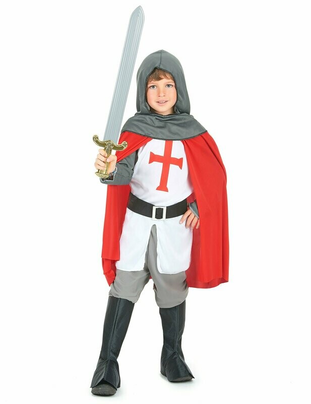 Déguisement chevalier croisé garçon - Taille S, retrait magasin 1h, livraison sous 5 jours