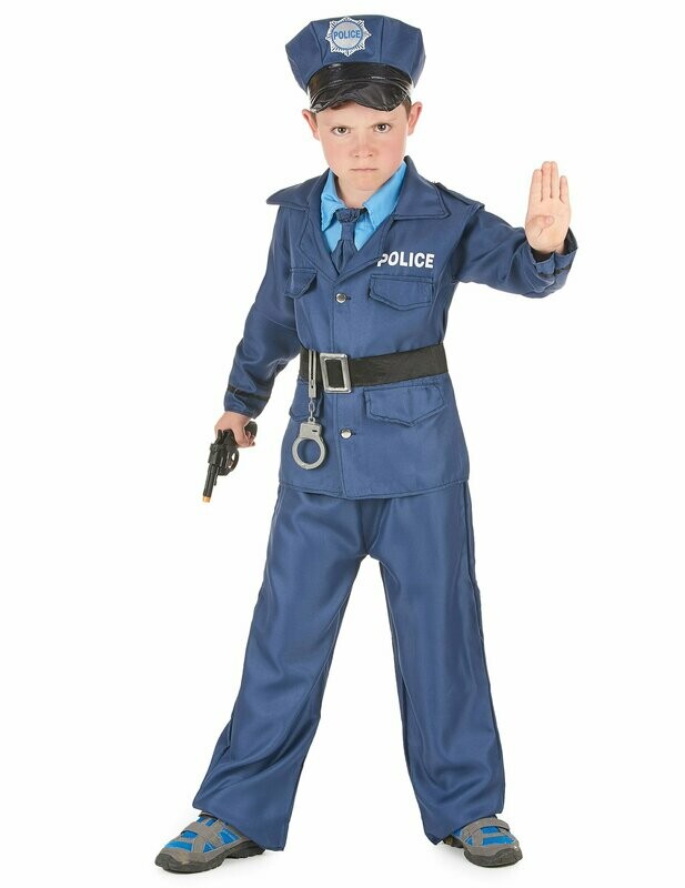 Déguisement policier garçon/fille - Taille S, retrait magasin 1h, livraison sous 5 jours