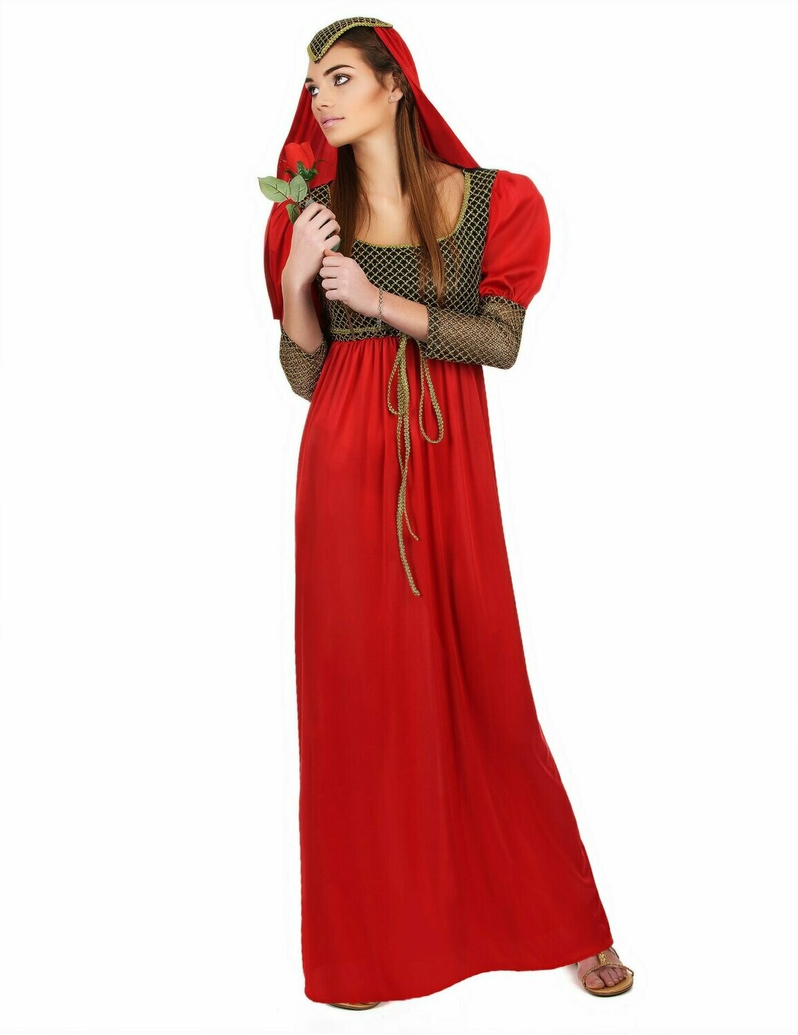 Déguisement médiéval rouge femme