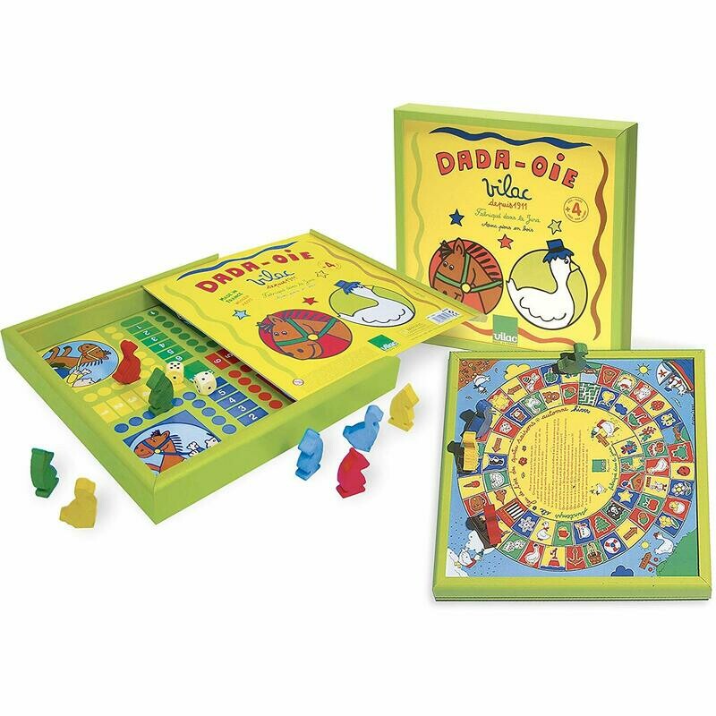 Vilac - Jouet en Bois - Jeu de société - Coffret en bois - Dada Oie