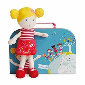 Doudou et Compagnie Unicef Poupée Coraline, retrait magasin 1h, livraison sous 5 jours
