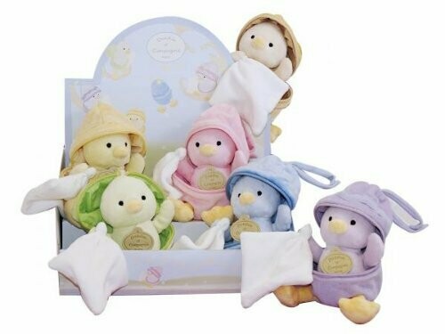 Poussins avec doudou ass. - Doudou et Compagnie, livraison à domicile sous 3 jours