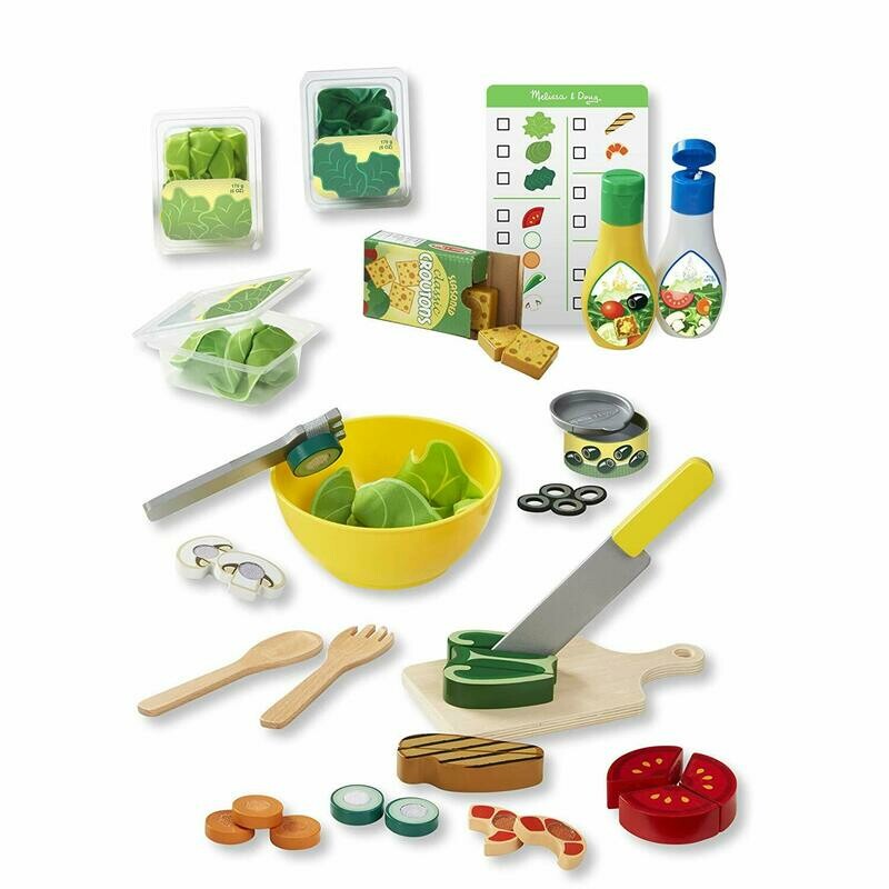 Melissa & Doug Jeu d'Imitation-Salade À La Carte, Multicolore, livraison sous 24/48H