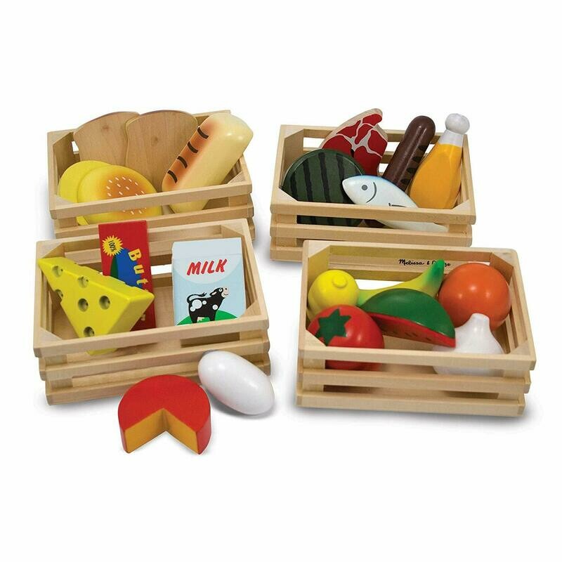 Melissa & Doug - Jeu d'imitation - Ensemble d'aliments, retrait magasin 1h, livraison sous 3 jours