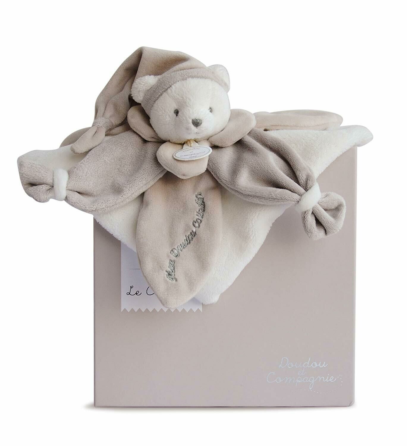 Doudou et Compagnie J'aime Mon Doudou Collector Ours Taupe, livraison sous 5 jours