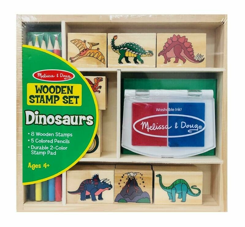 Melissa & Doug - Jeu De Tampons - Dinosaures, retrait magasin 1h, livraison sous 24/48h