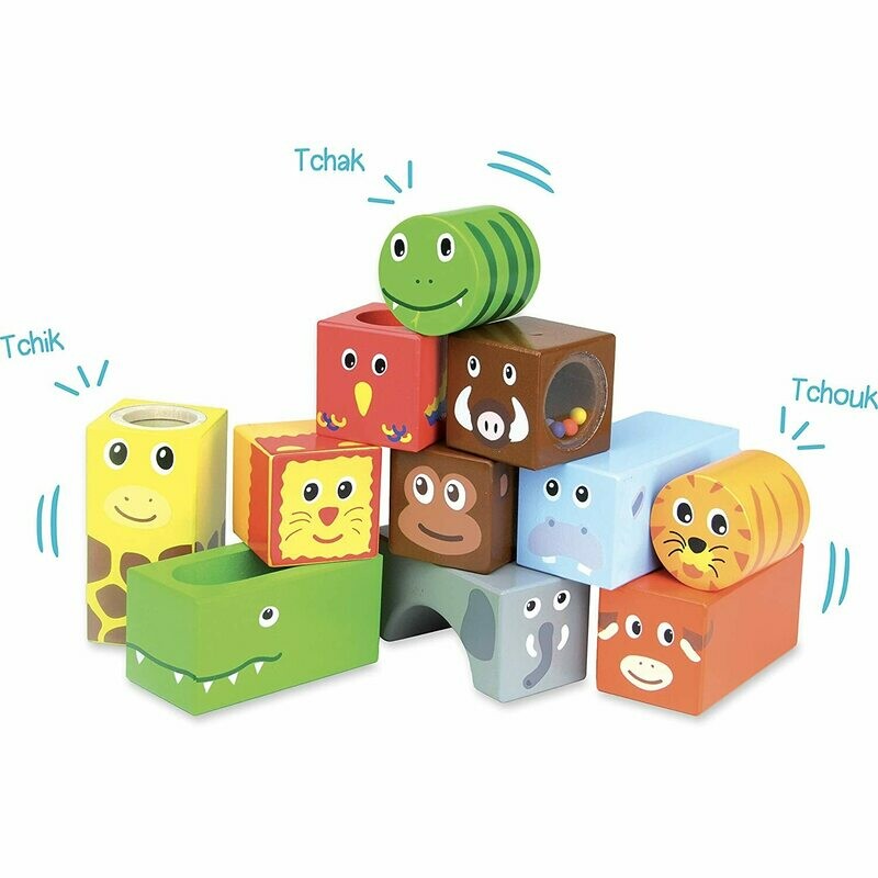 Vilac - Cubes Sonores de la Savane, retrait magasin 1h, livraison sous 5 jours