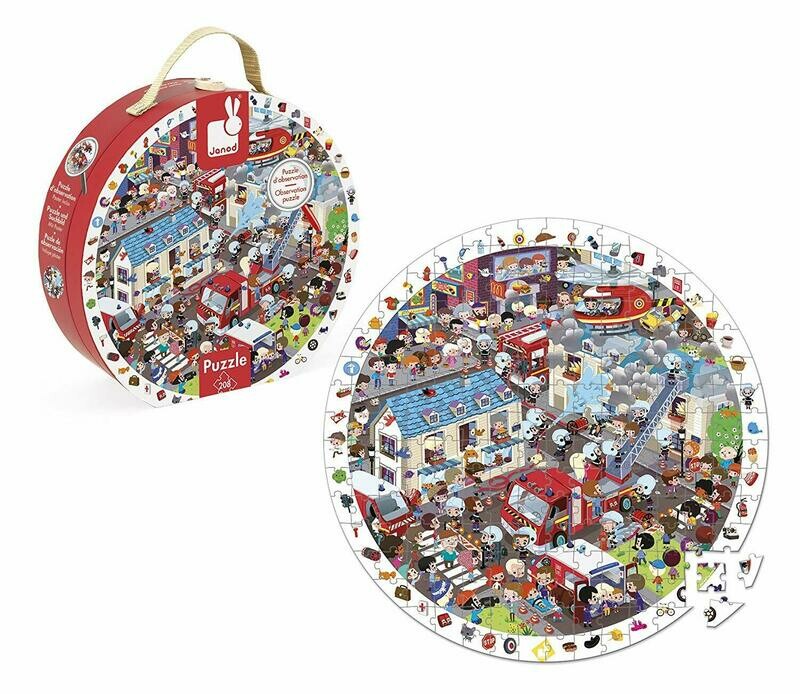 Janod - J02793 - Puzzle d'observation - Pompiers de L'Extrême, livraison à domicile sous 5 jours