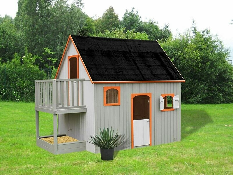 Soulet Maisonnette Bois Duplex, livraison à domicile sous 9 jours ouvrés