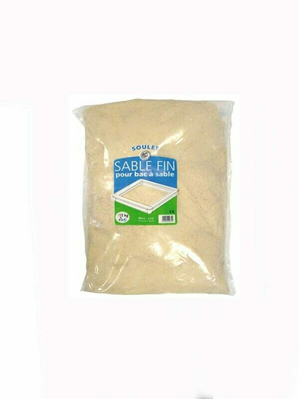 1 Sac de sable lavé de 15Kg pour jeux et bac à sable, retrait magasin 1h, livraison sous 5 jours